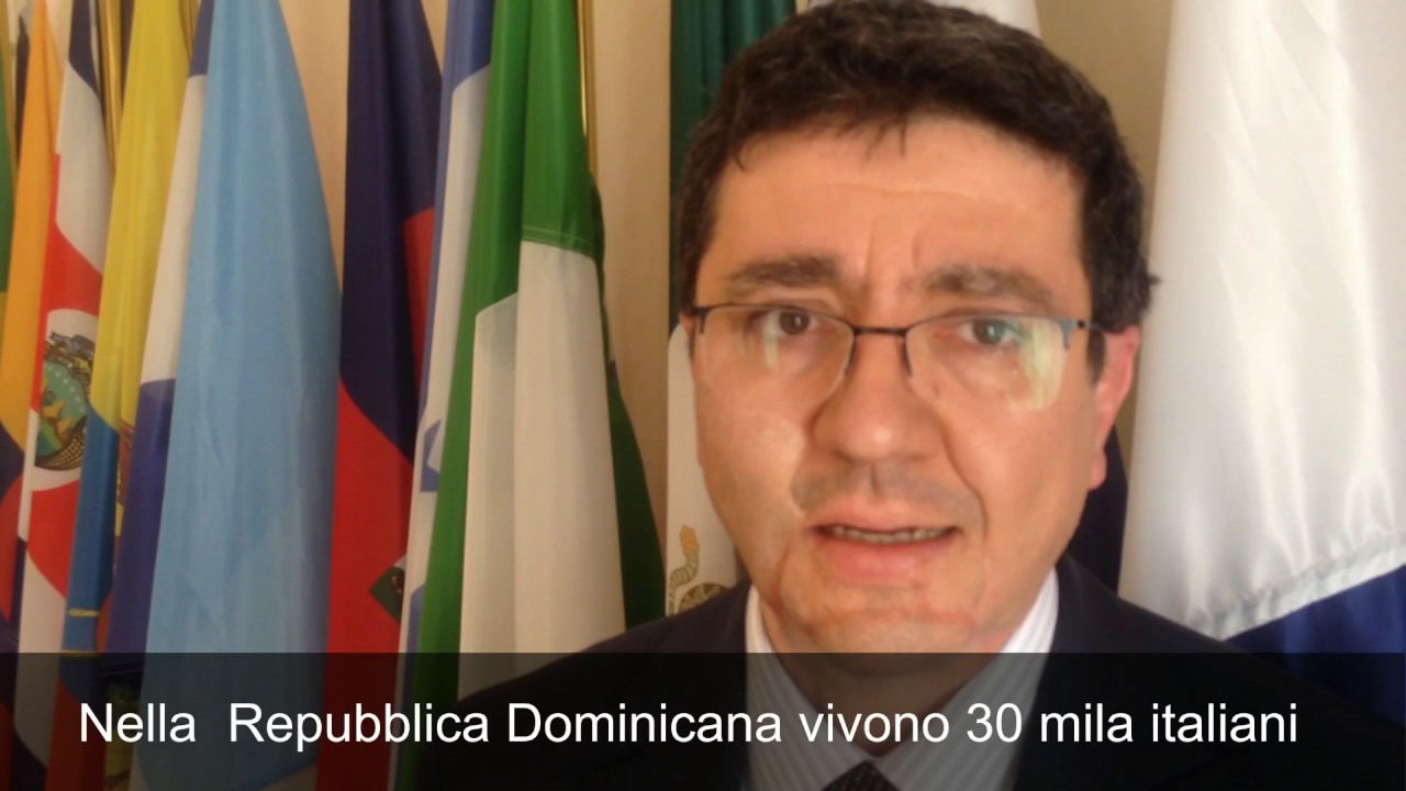 Santo Domingo Il Primo Breve Discorso Del Nuovo Ambasciatore D Italia Andrea Canepari [video